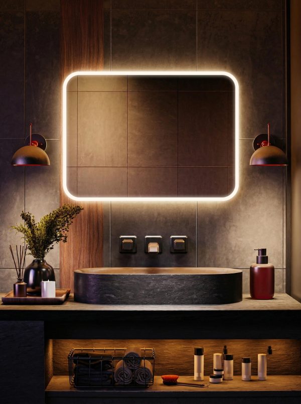 lustro zaokrąglone atena