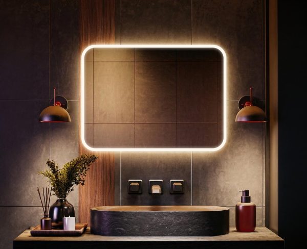 lustro zaokrąglone atena